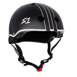 CASCO S1 BLACK MATTE W/ WHITE OUTLINE