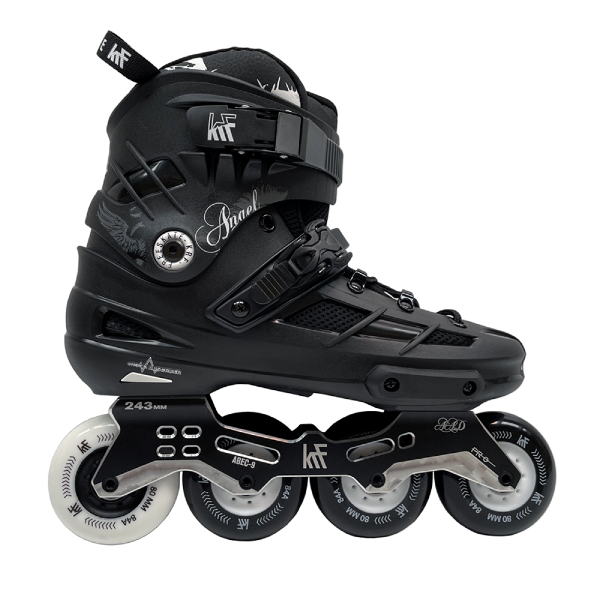 KRF ANGEL NEGRO/ NEGRO RUEDAS 80MM