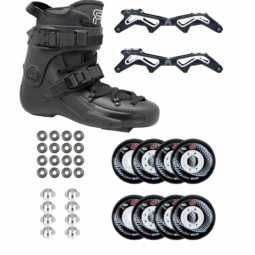 FR1 80 NEGRO MARCA FR-SKATE CON FRAME NEO DELUXE ROCKEABLE