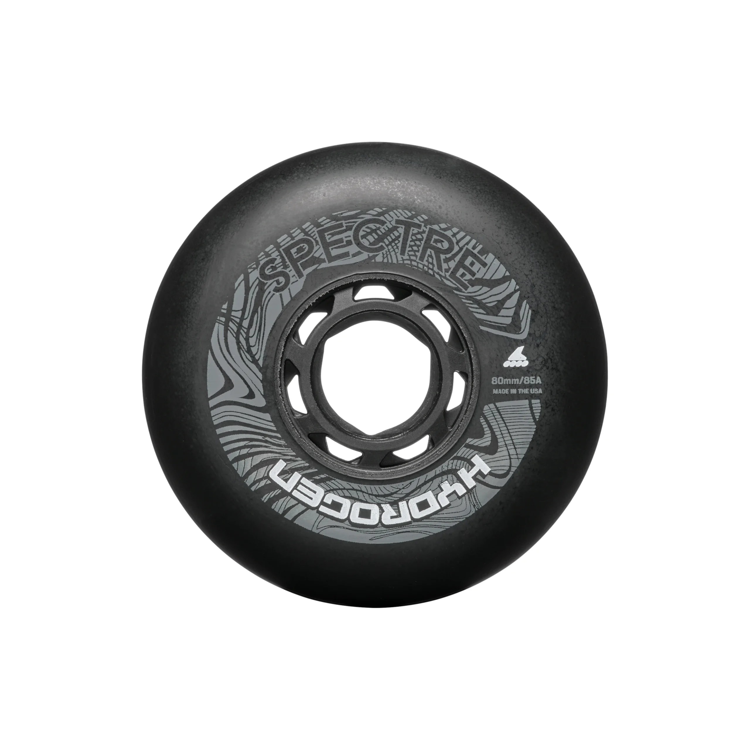 RUEDA ROLLERBLADE HYDROGEN SPECTRE BLACK 80MM/85A PACK (4 UNID)